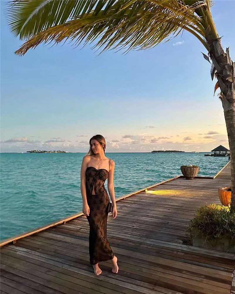 Lace me up - Long Skirt set